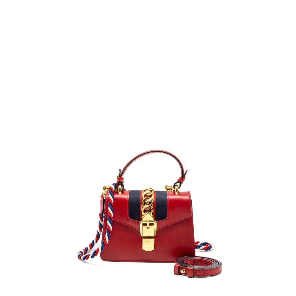 gucci-top-handle-mini-sylvie-calfskin-red-ghw