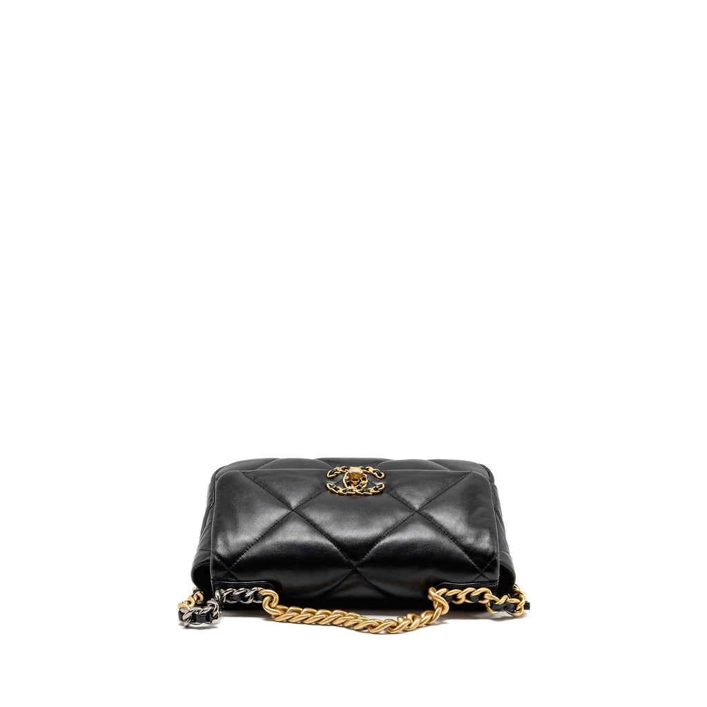 chanel-small-19-bag-shiny-lambskin-black-multicolour-hardware