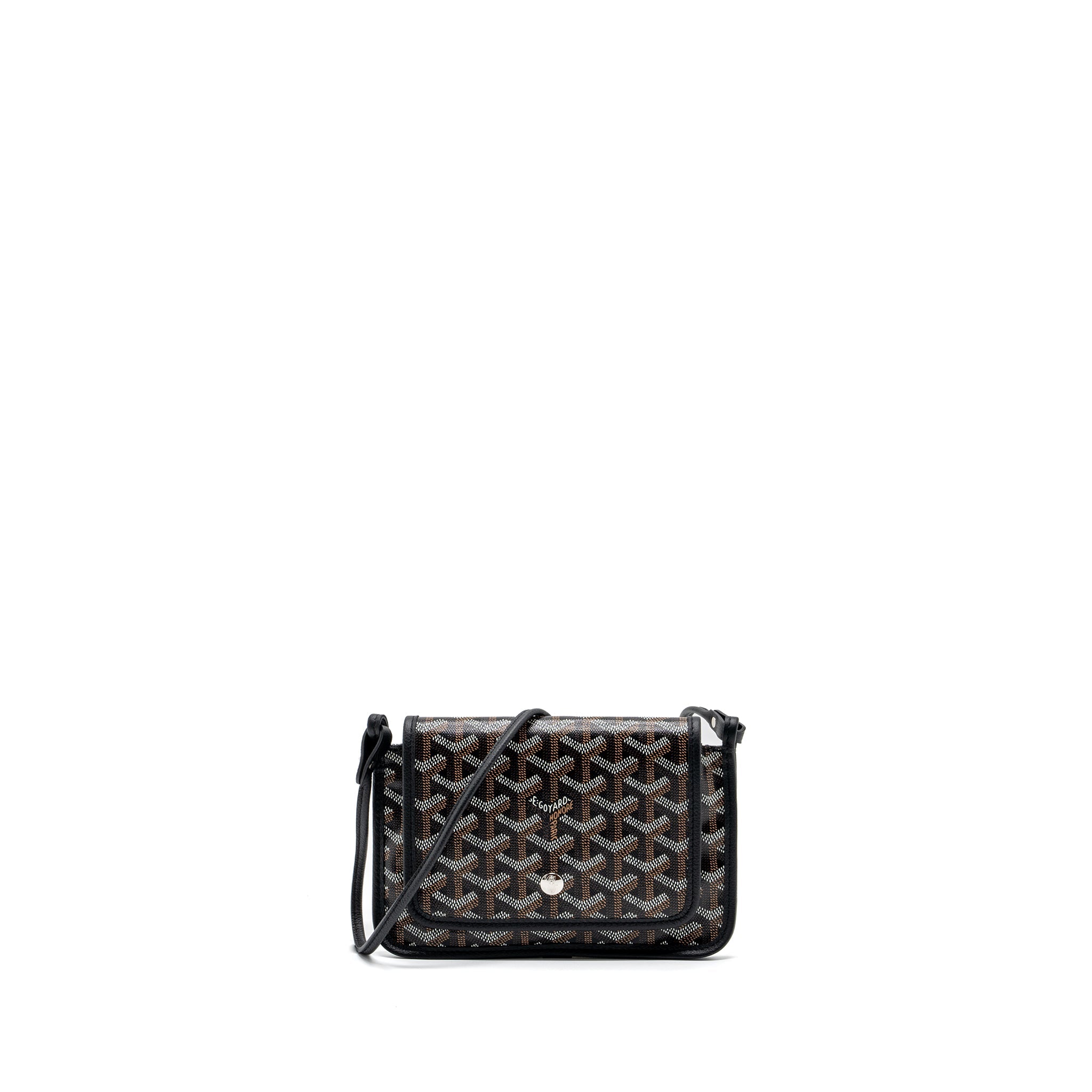 goyard-plumet-pochette-canvas-leather-black-shw