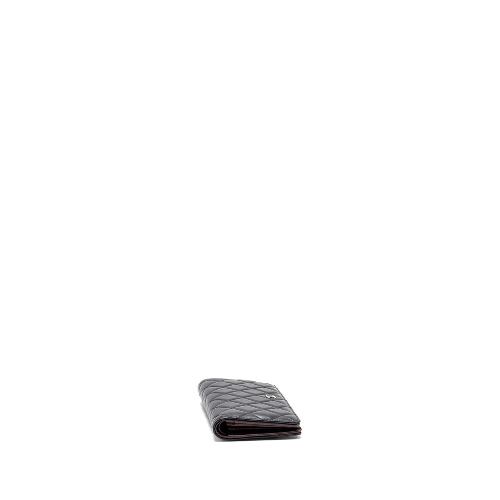 chanel-long-wallet-lambskin-black-shw