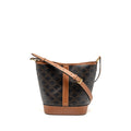 celine-small-bucket-bag-triomphe-canvas-calfskin-tan-ghw-1