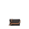celine-wallet-on-strap-triomphe-canvas-smooth-lambskin-tan-ghw-2