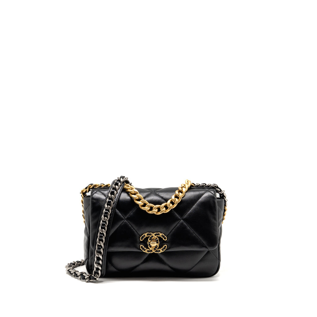 chanel-small-19-bag-shiny-lambskin-black-multicolour-hardware