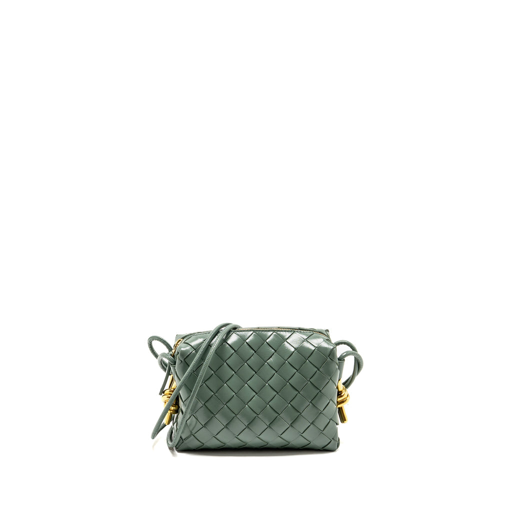 bottega-veneta-mini-loop-bag-metal-knots-calfskin-green-ghw