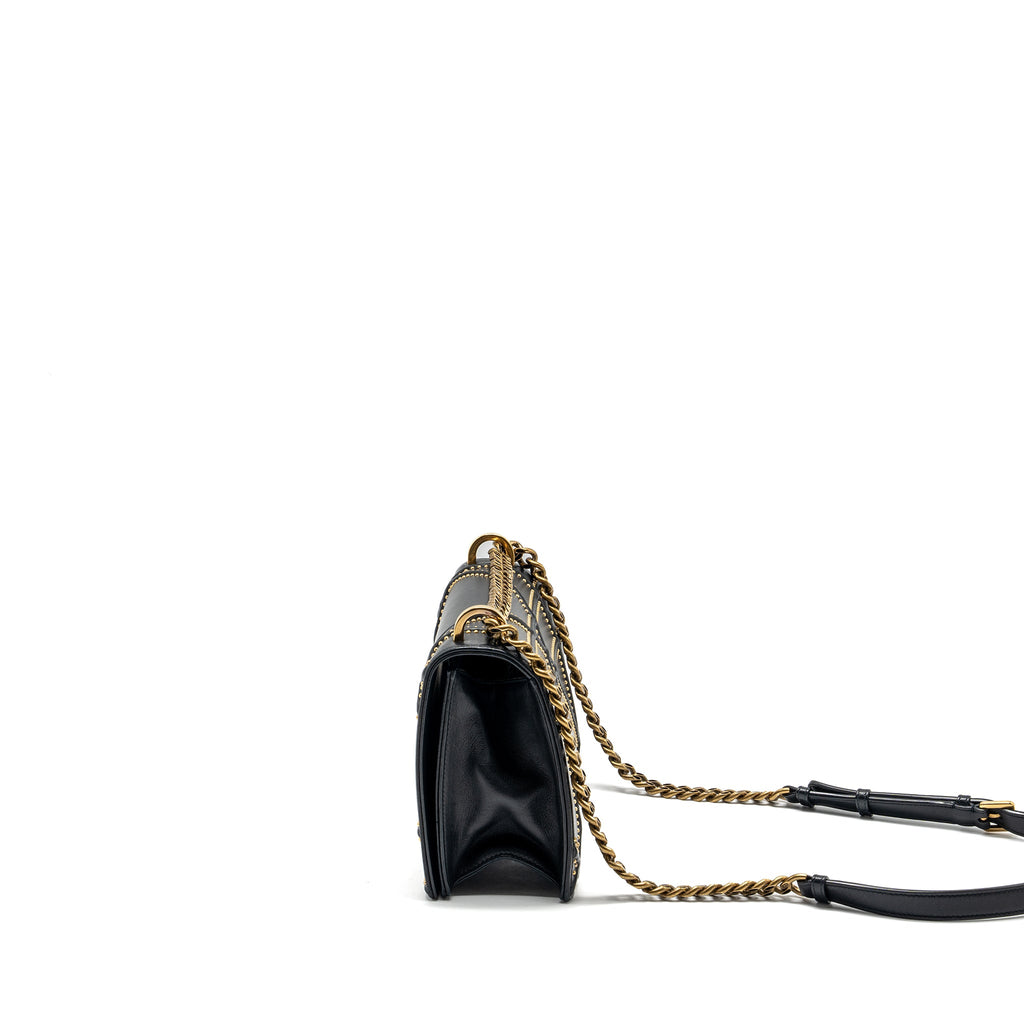 dior-medium-studded-diorama-lambskin-black-ghw