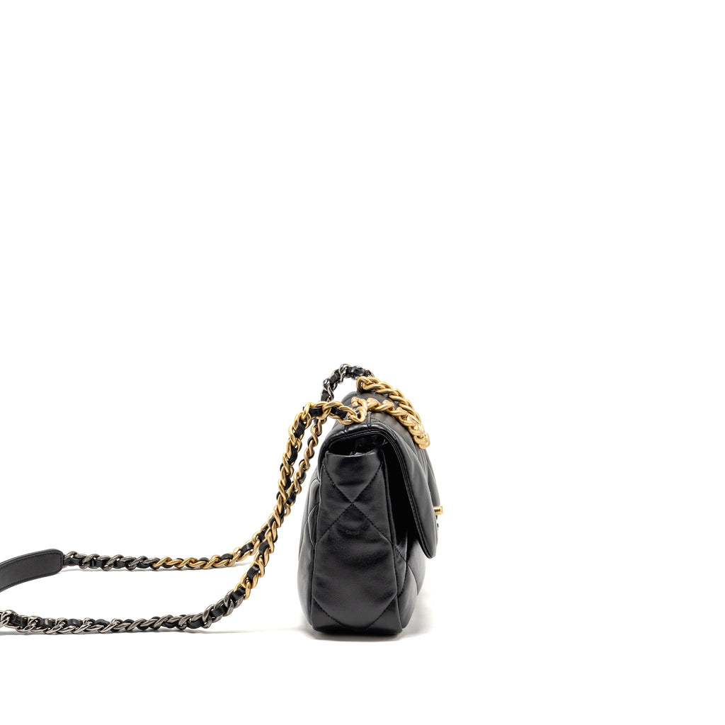 chanel-small-19-bag-shiny-lambskin-black-multicolour-hardware