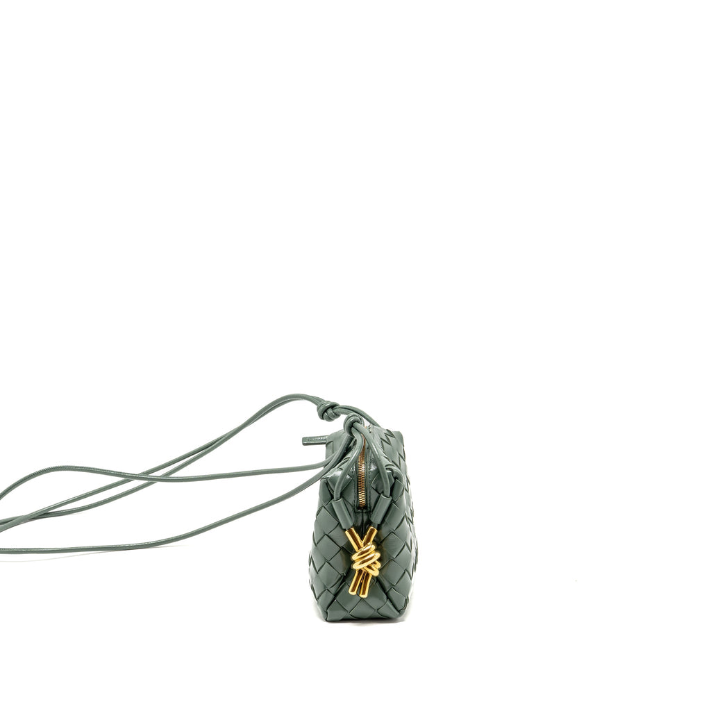 bottega-veneta-mini-loop-bag-metal-knots-calfskin-green-ghw