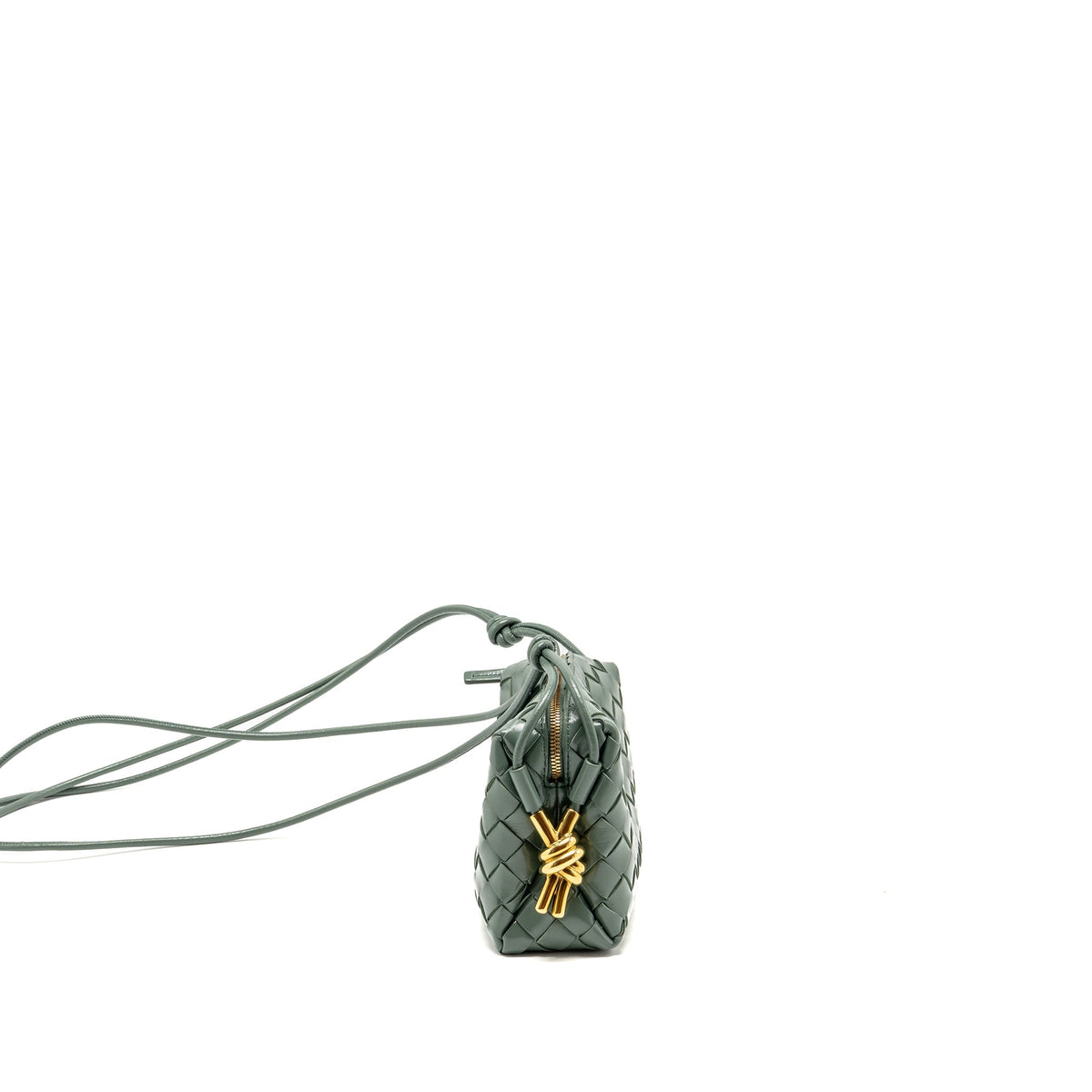bottega-veneta-mini-loop-bag-metal-knots-calfskin-green-ghw