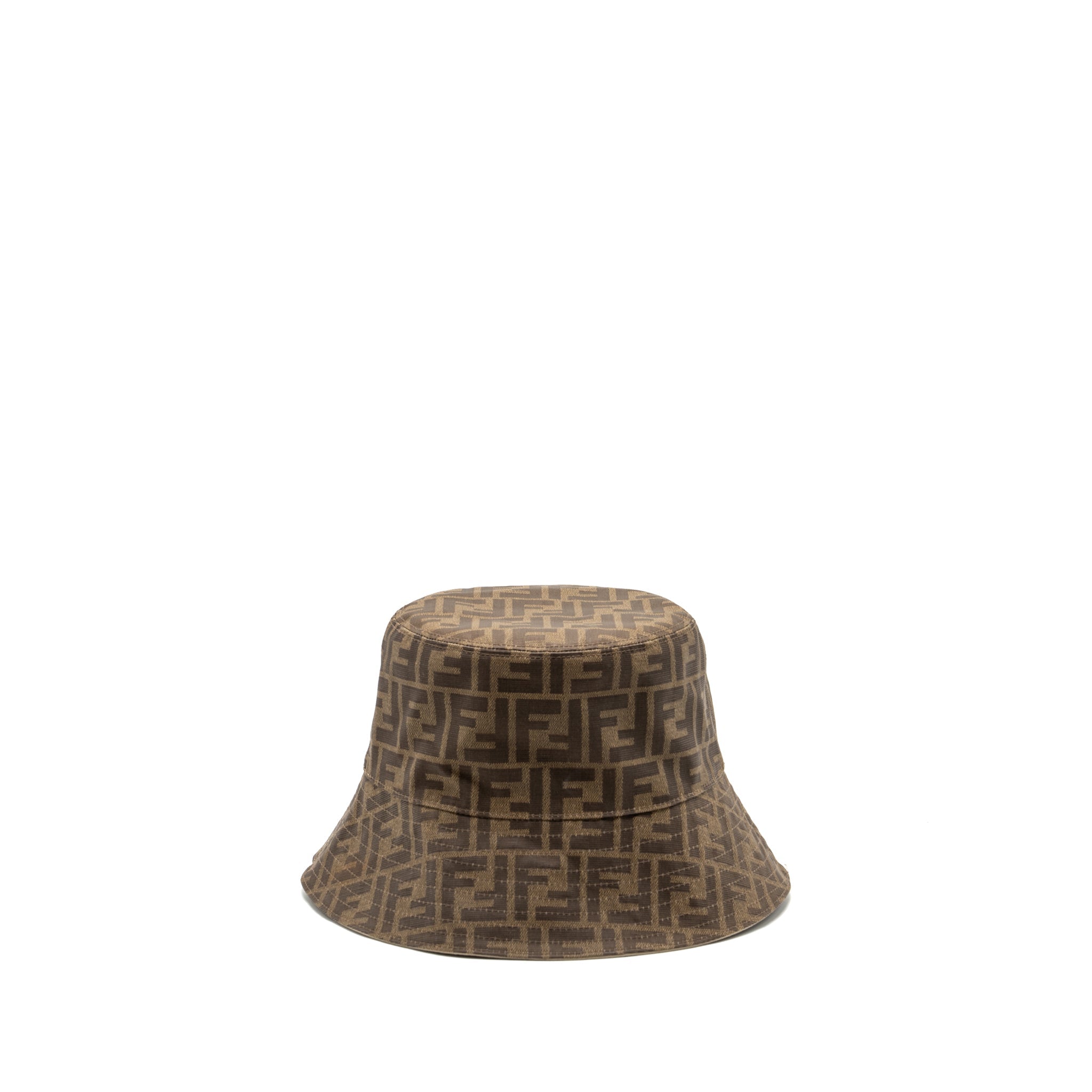 fendi-size-m-bucket-hat-brown-tech-fabric