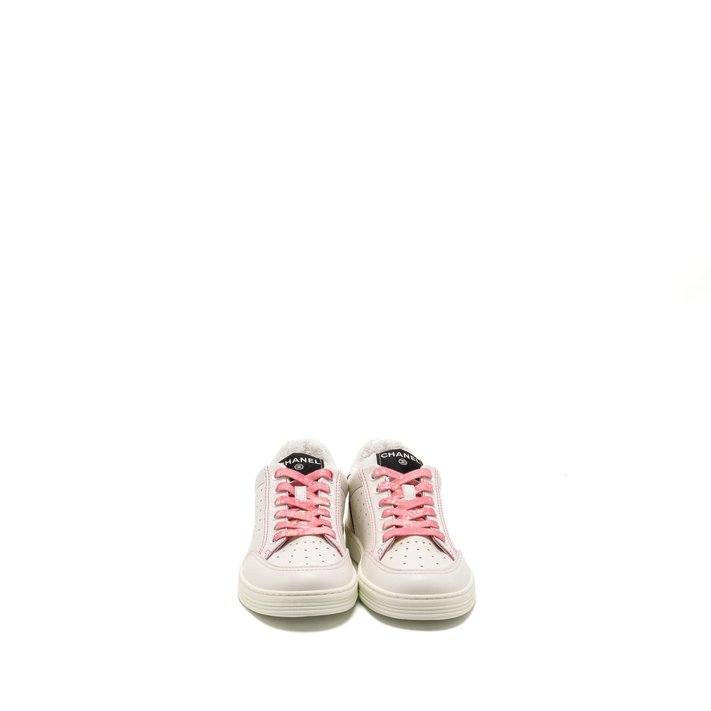chanel-size-38-logo-sneakers-calfskin-white-pink