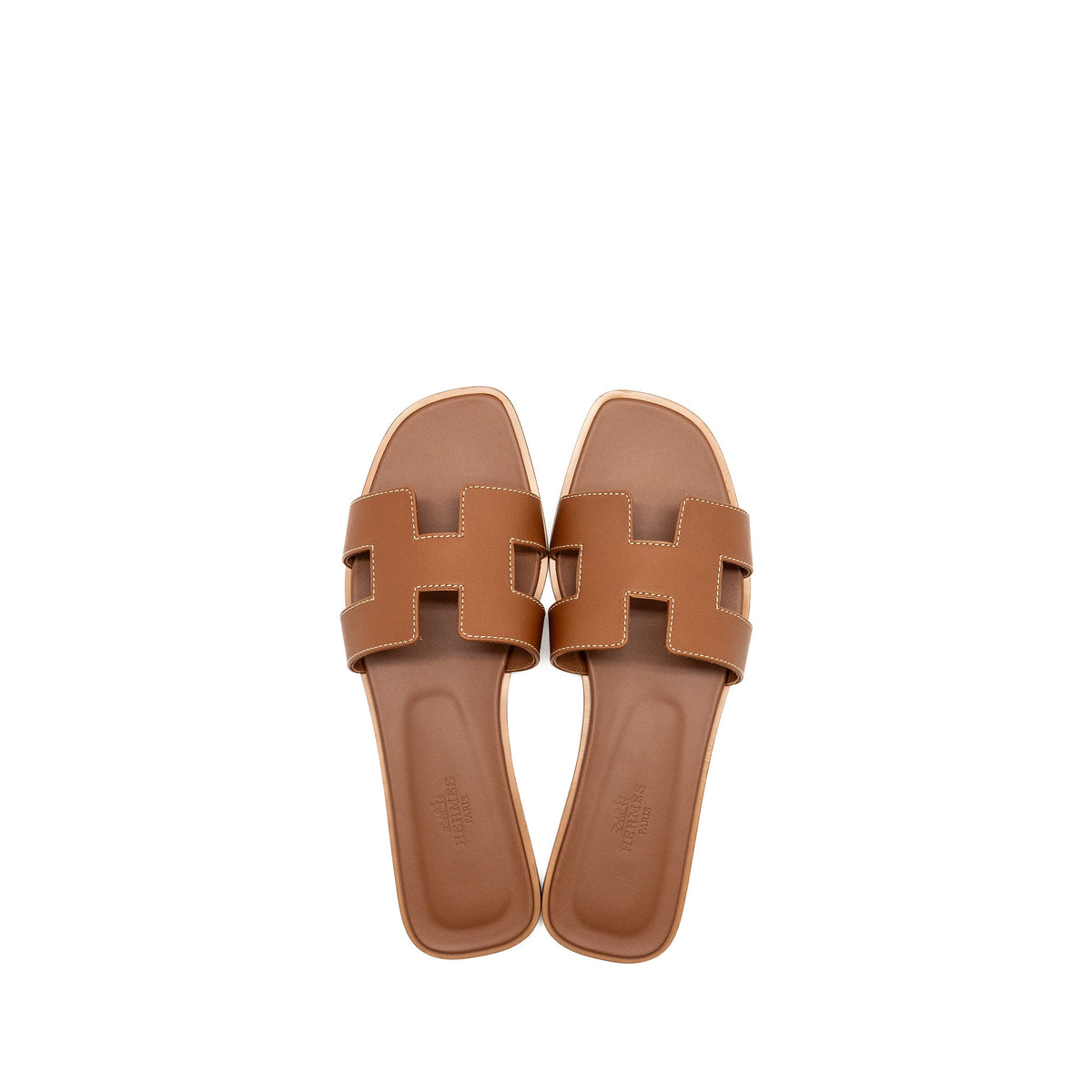 hermes-size-37-5-oran-sandals-calfskin-gold