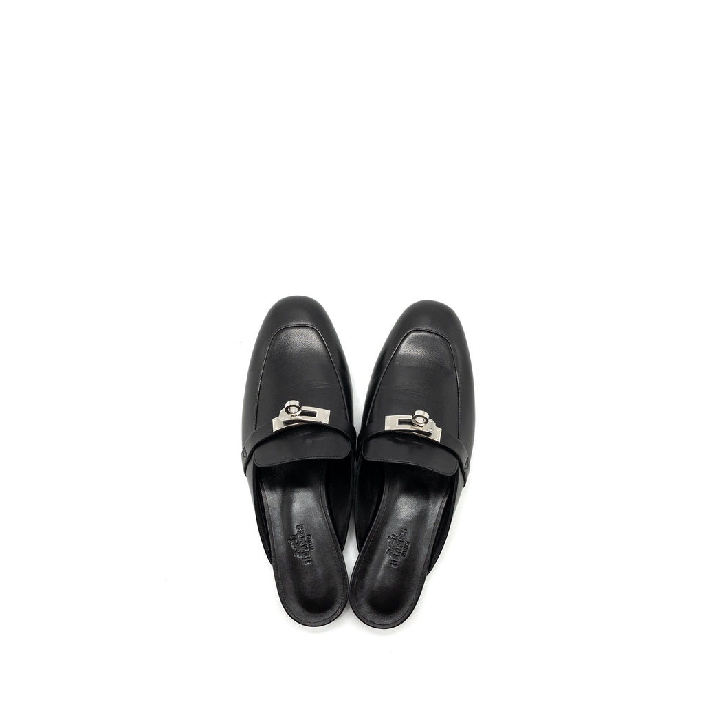 hermes-size-37-5-oz-mule-goatskin-black-shw