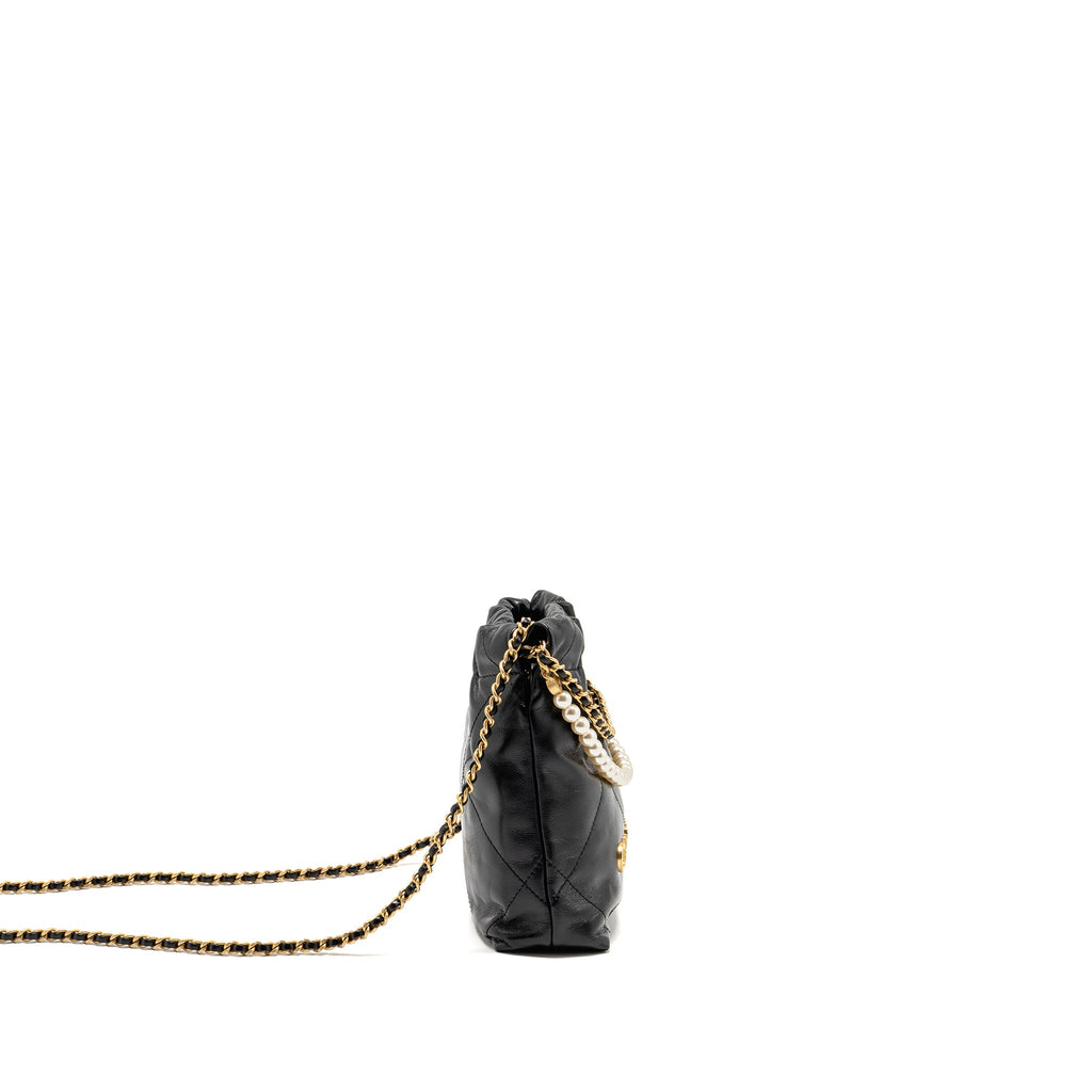 chanel-23s-mini-22-bag-with-pear-chain-shiny-calfskin-black-brushed-ghw-microchip
