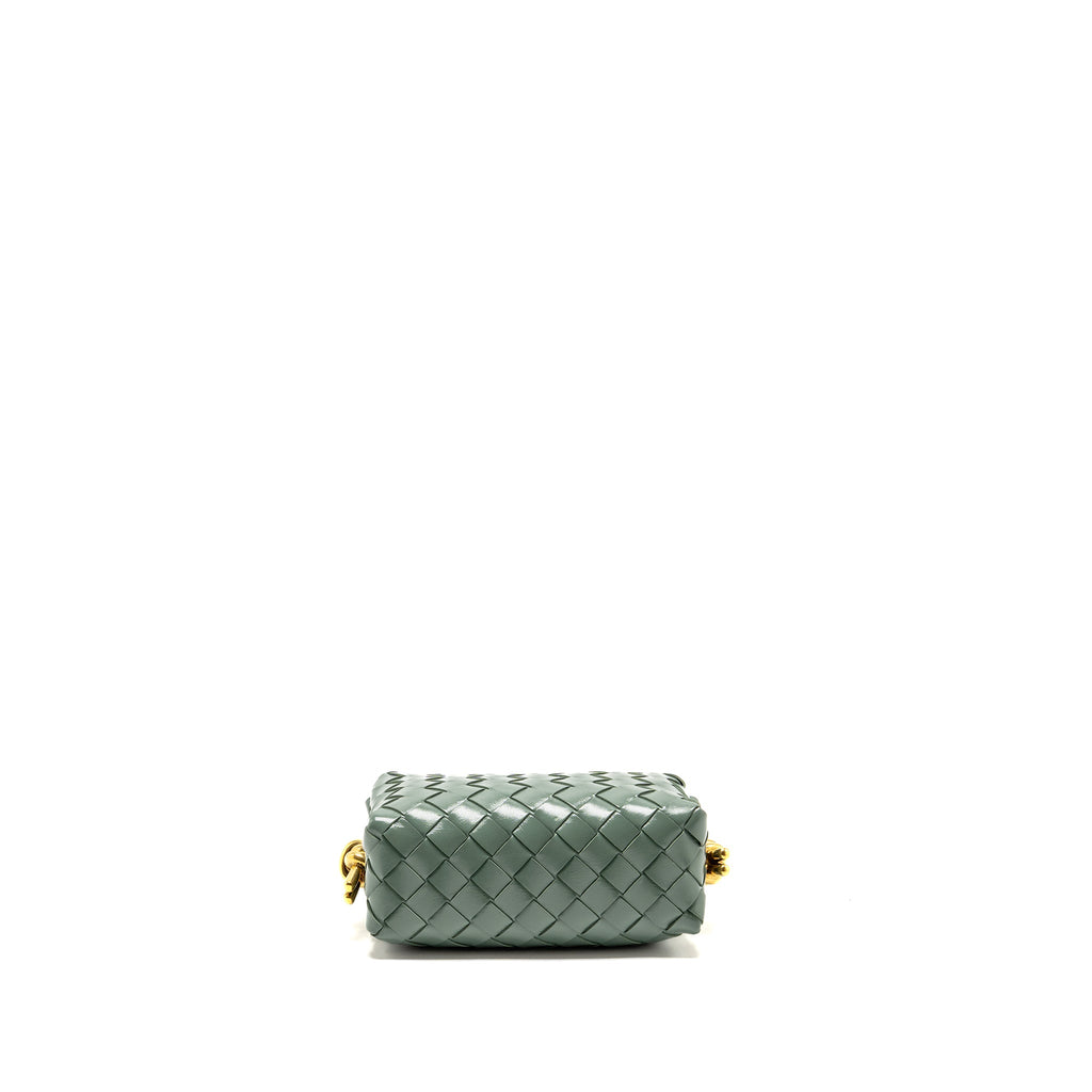 bottega-veneta-mini-loop-bag-metal-knots-calfskin-green-ghw