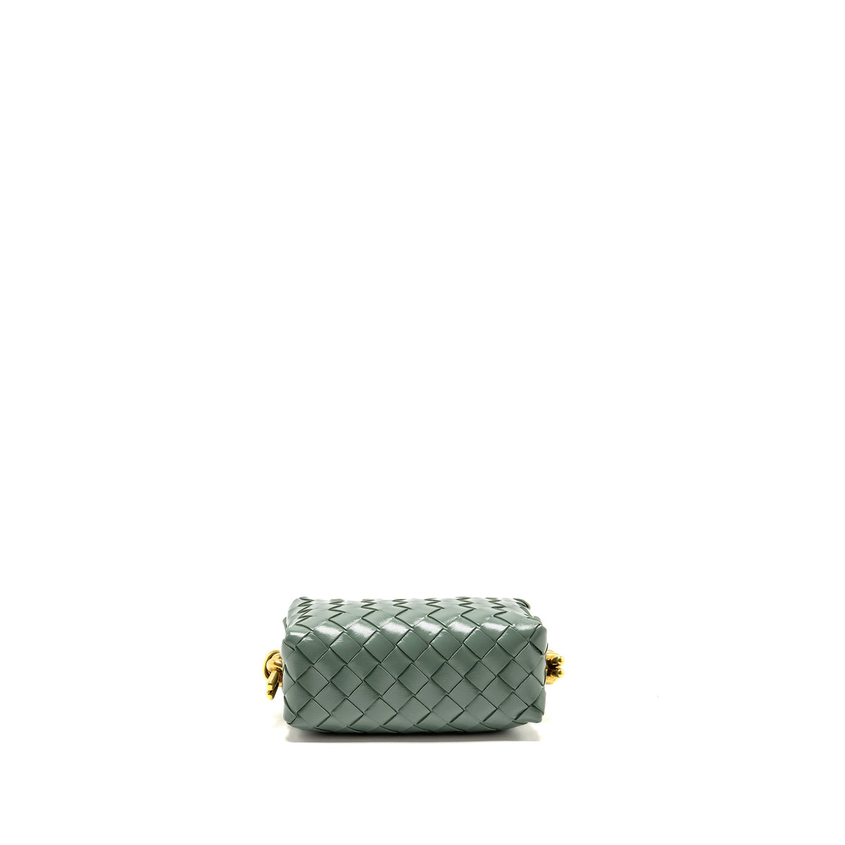 bottega-veneta-mini-loop-bag-metal-knots-calfskin-green-ghw