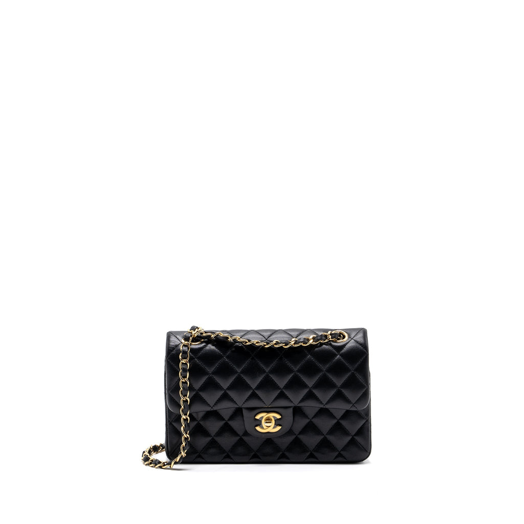 chanel-small-classic-double-flap-bag-lambskin-black-ghw-1