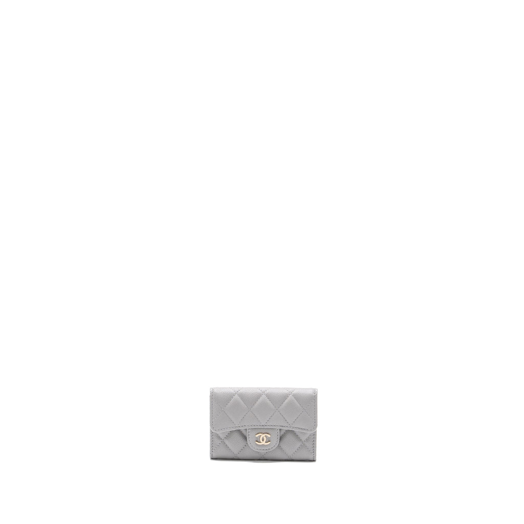 chanel-classic-flap-card-holder-caviar-light-grey