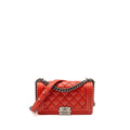 chanel-quilted-medium-boy-bag-calfskin-red-ruthenium-silver-hardware-copy