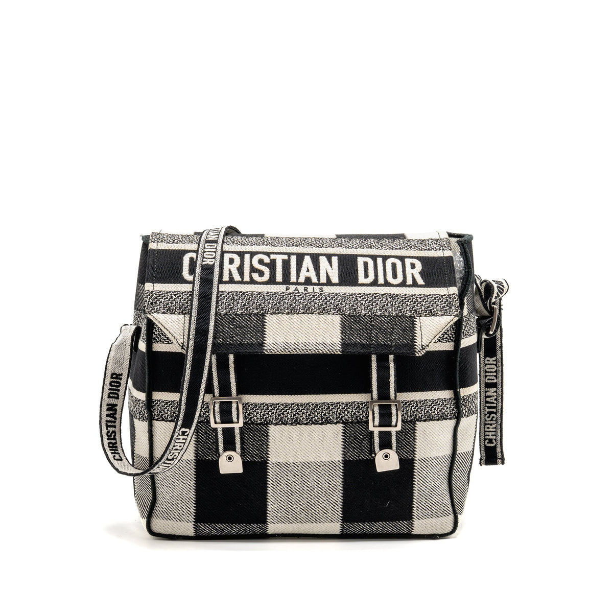 dior-diorcamp-messenger-bag-canvas-black-white-shw