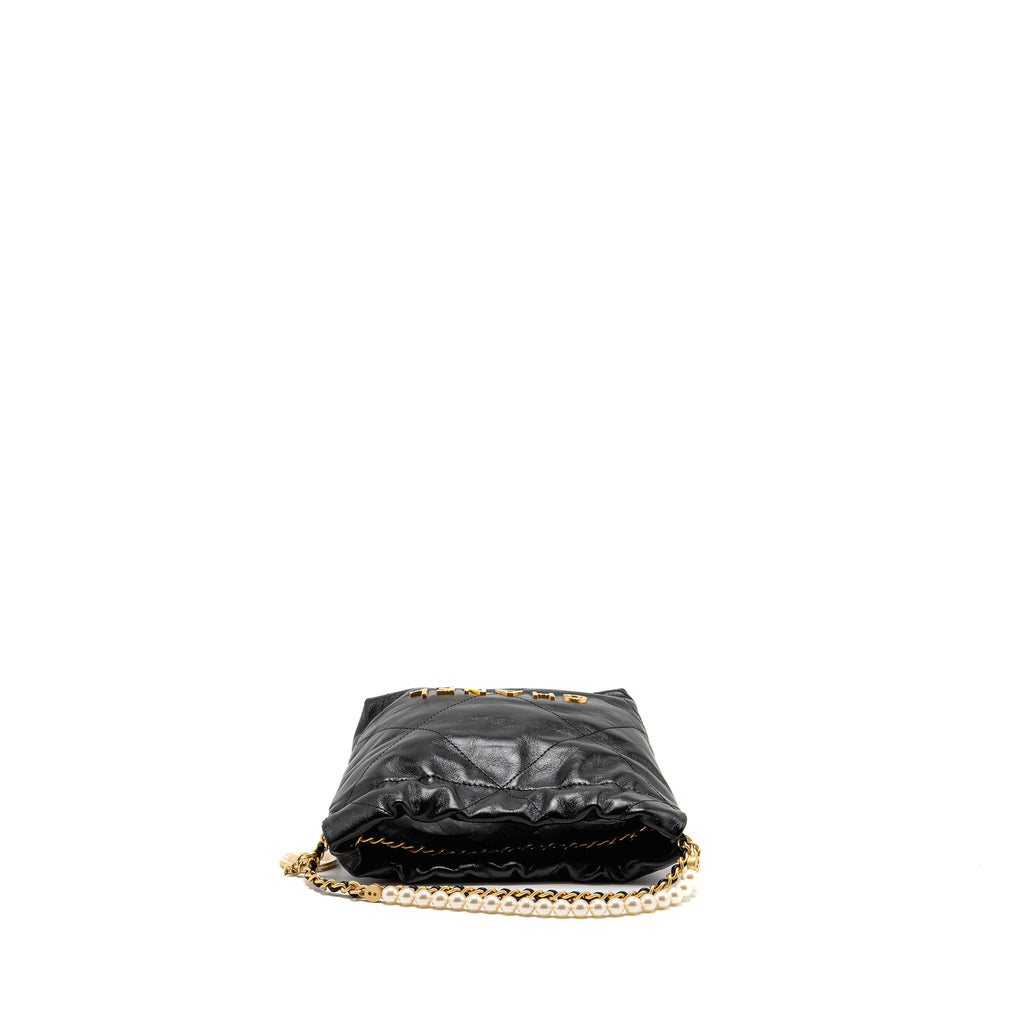 chanel-23s-mini-22-bag-with-pear-chain-shiny-calfskin-black-brushed-ghw-microchip
