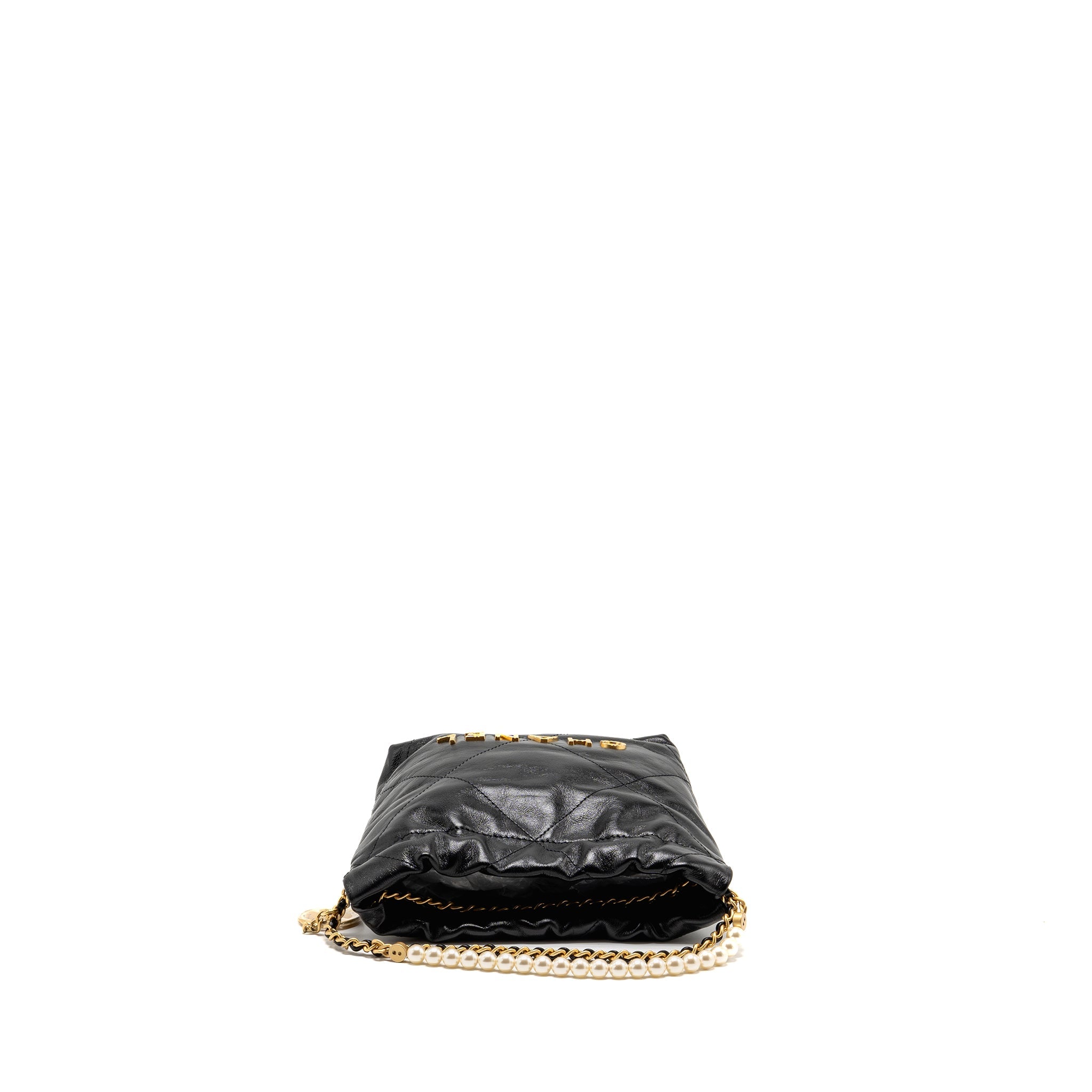 chanel-23s-mini-22-bag-with-pear-chain-shiny-calfskin-black-brushed-ghw-microchip