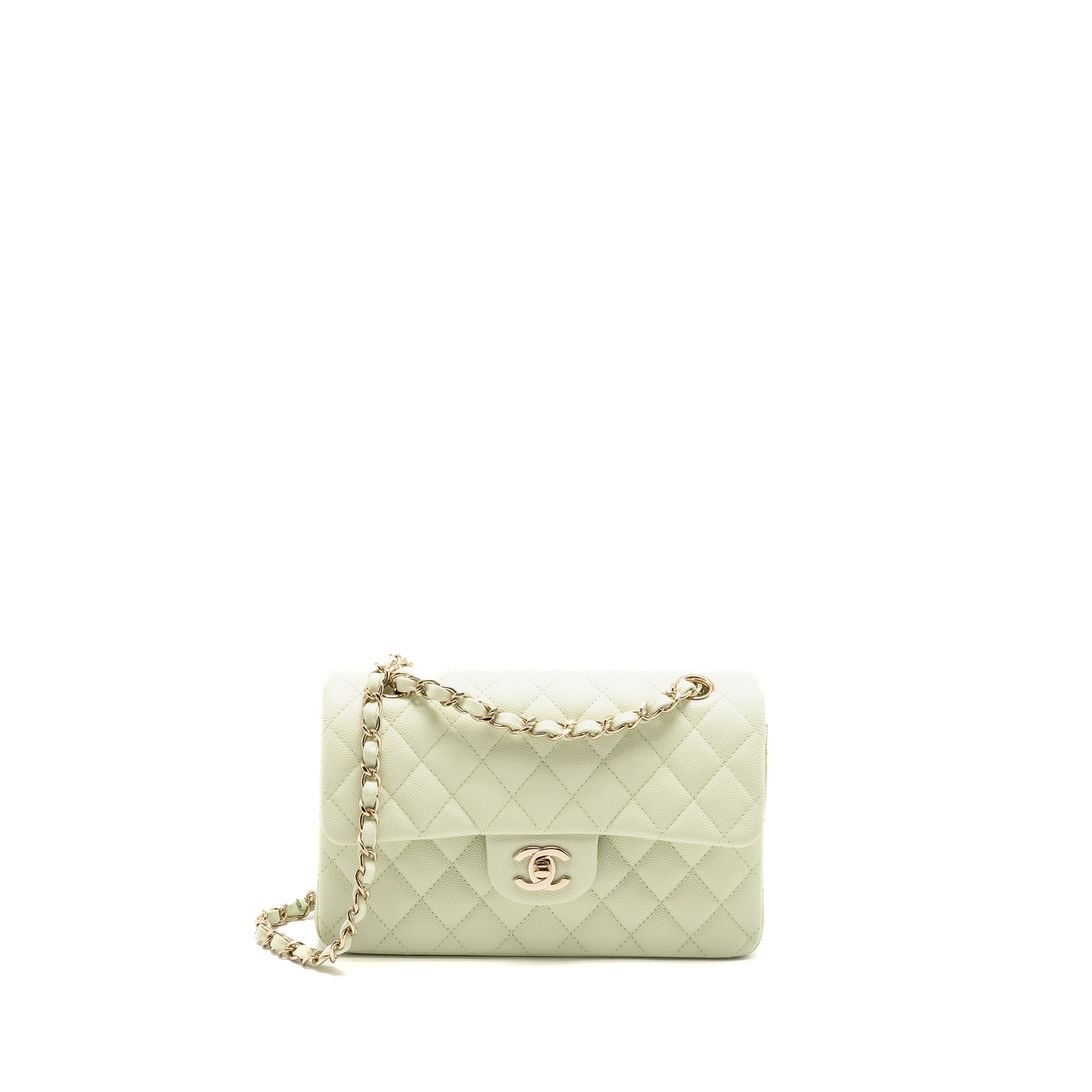 chanel-small-classic-double-flap-bag-caviar-light-green-lghw-microchip-copy