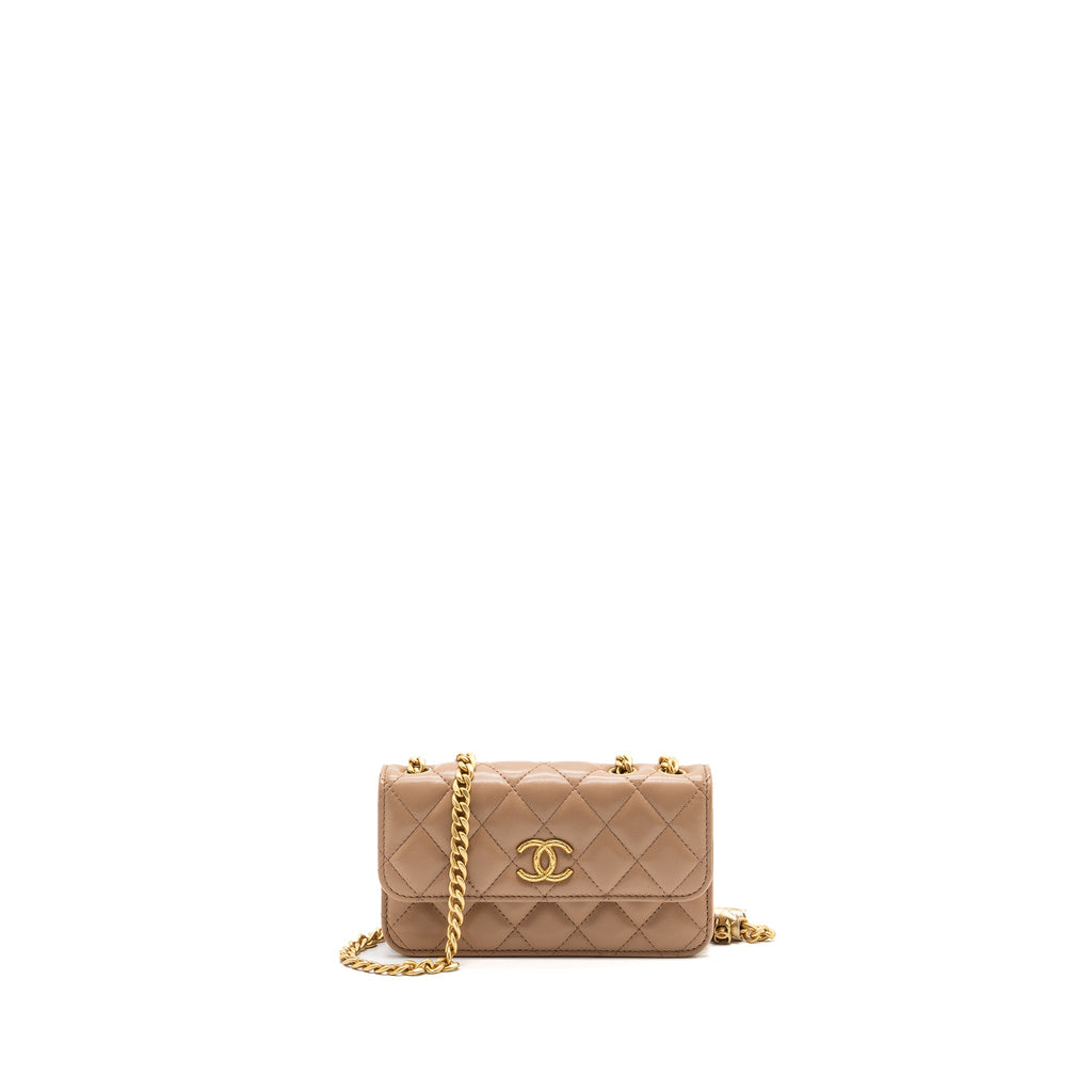 chanel-22k-gold-pillar-mini-flap-bag-lambskin-dark-beige-ghw-microchip