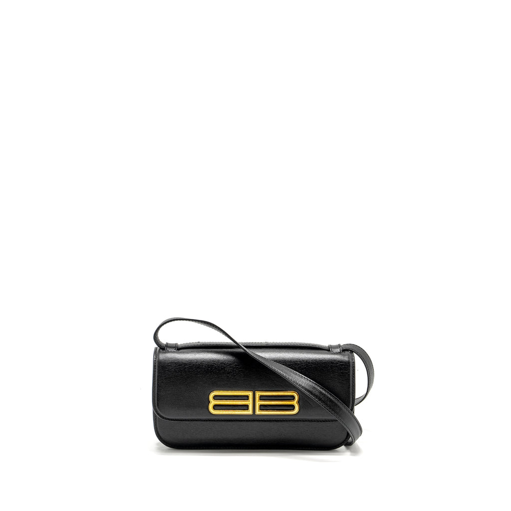 balenciaga-gossip-shoulder-bag-calfskin-black-ghw