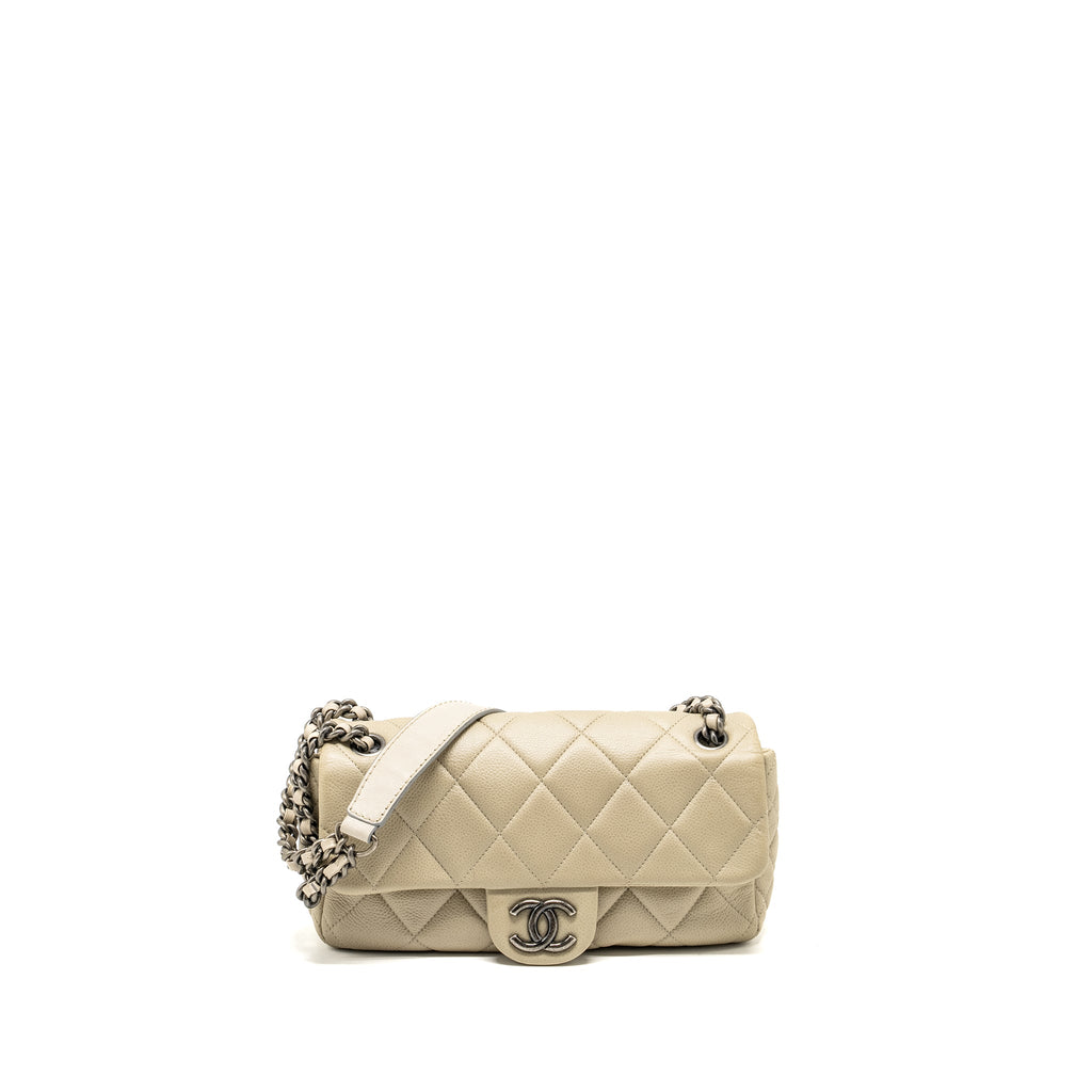 chanel-quilted-flap-shoulder-bag-caviar-light-beige-ruthenium-shw