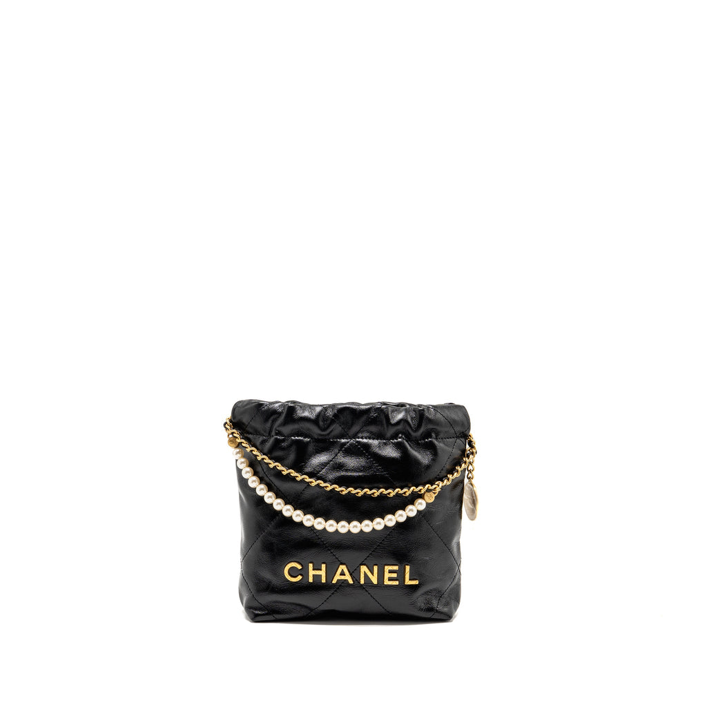 chanel-23s-mini-22-bag-with-pear-chain-shiny-calfskin-black-brushed-ghw-microchip