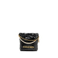 chanel-23s-mini-22-bag-with-pear-chain-shiny-calfskin-black-brushed-ghw-microchip