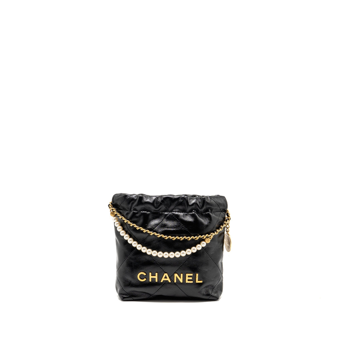 chanel-23s-mini-22-bag-with-pear-chain-shiny-calfskin-black-brushed-ghw-microchip