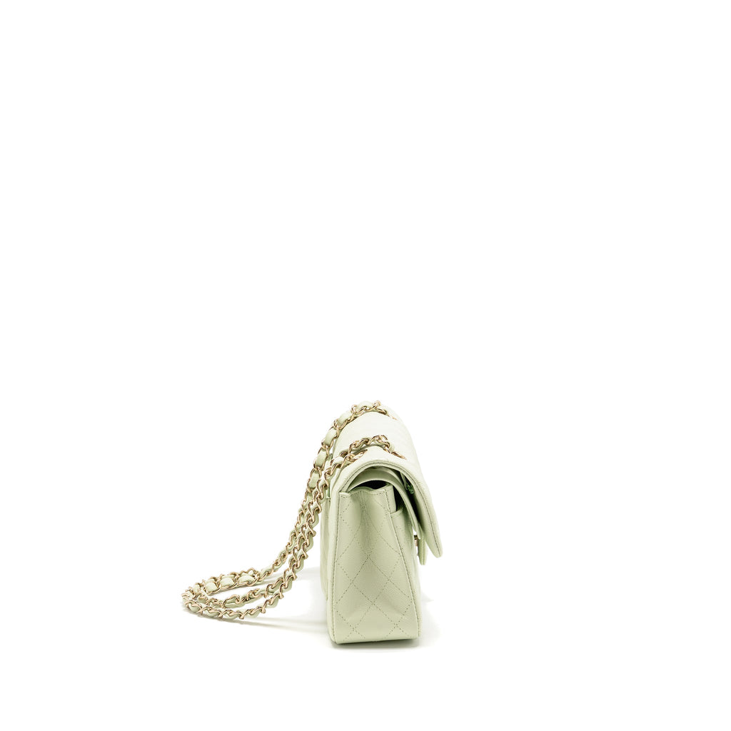 chanel-small-classic-double-flap-bag-caviar-light-green-lghw-microchip-copy