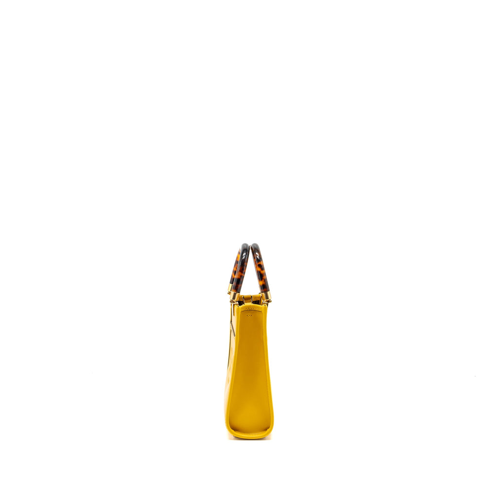 fendi-mini-sunshine-shopper-calfskin-yellow-ghw