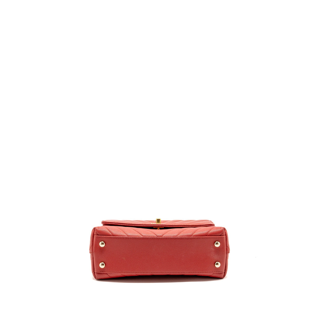 chanel-small-coco-handle-chevron-caviar-red-ghw-copy