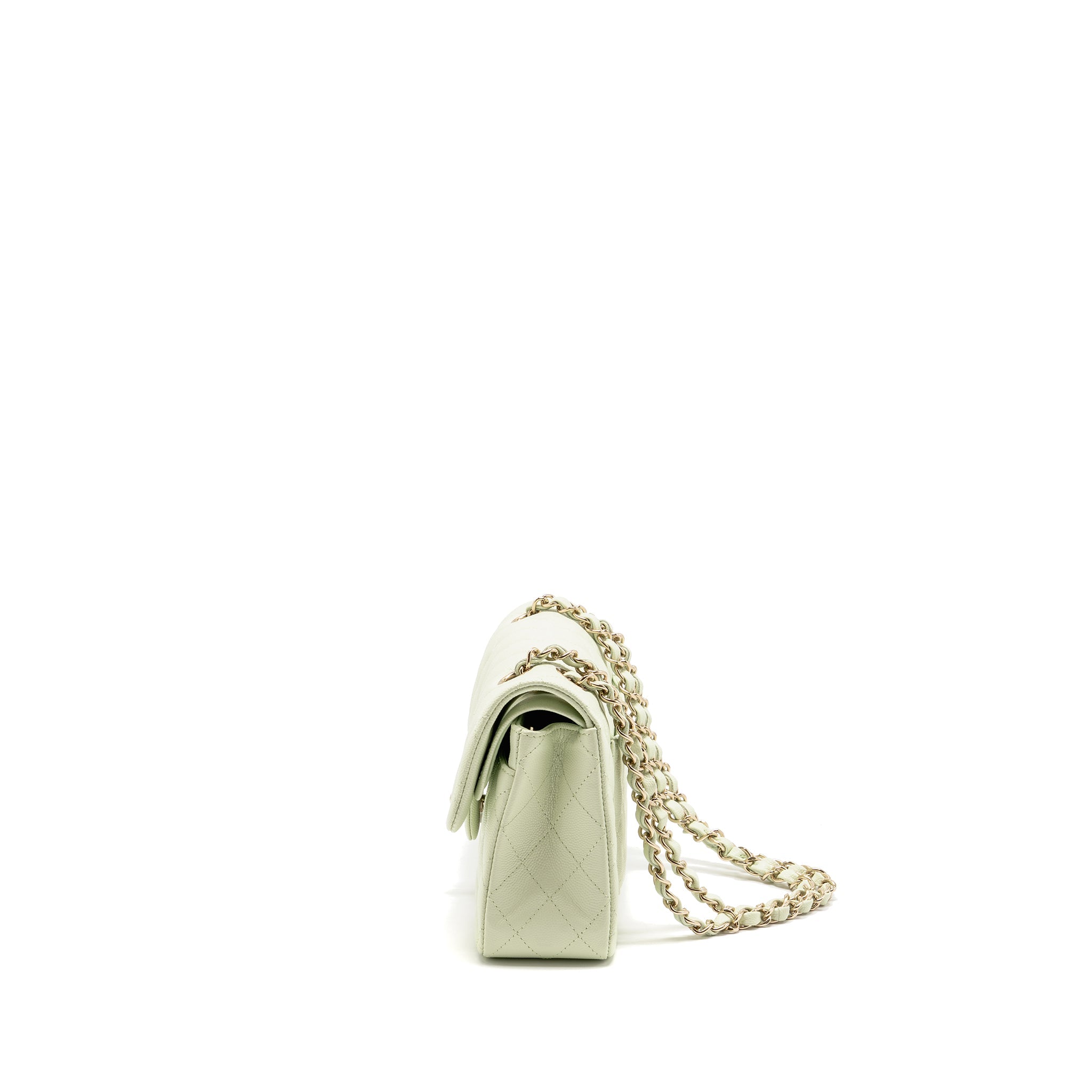 chanel-small-classic-double-flap-bag-caviar-light-green-lghw-microchip-copy