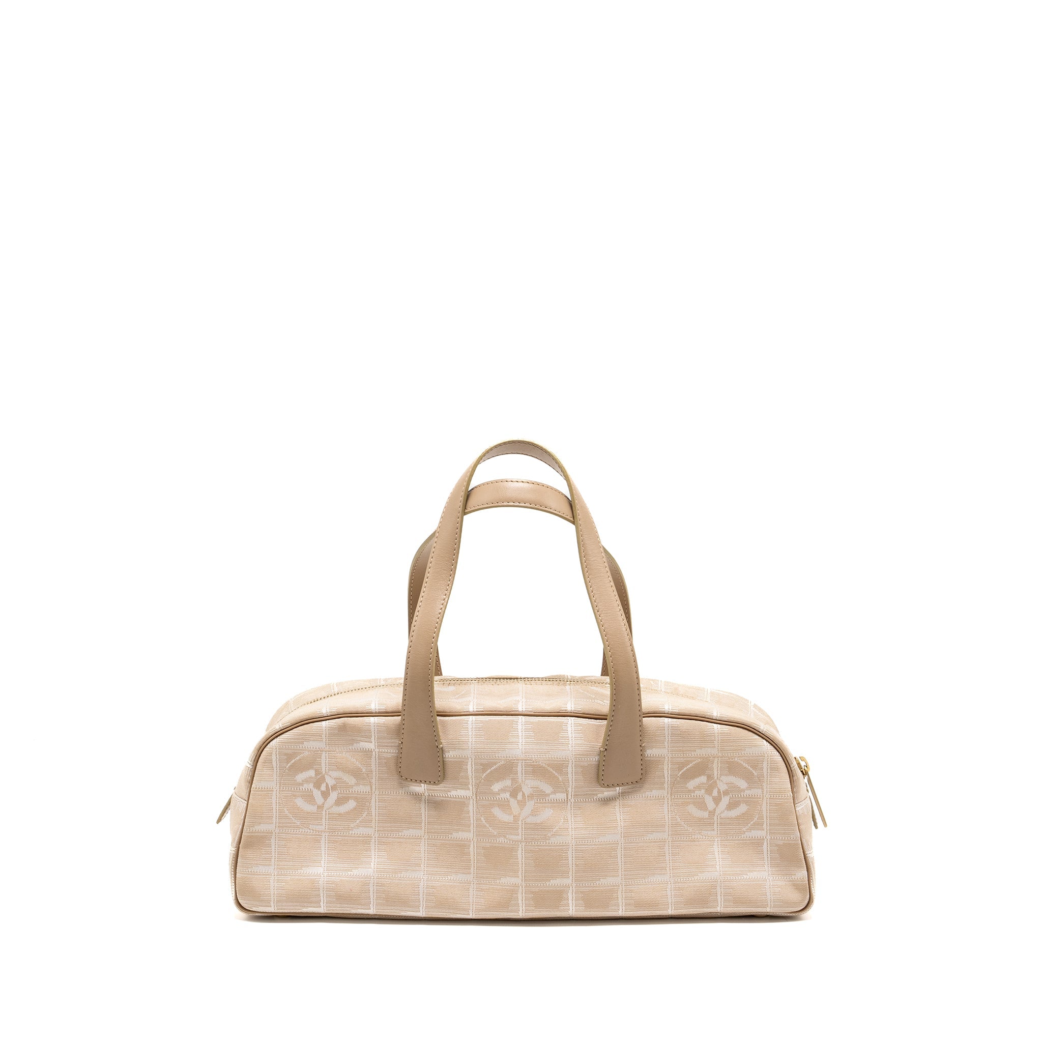 chanel-vintage-travel-line-bowler-bag-canvas-canvas-leather-beige-ghw