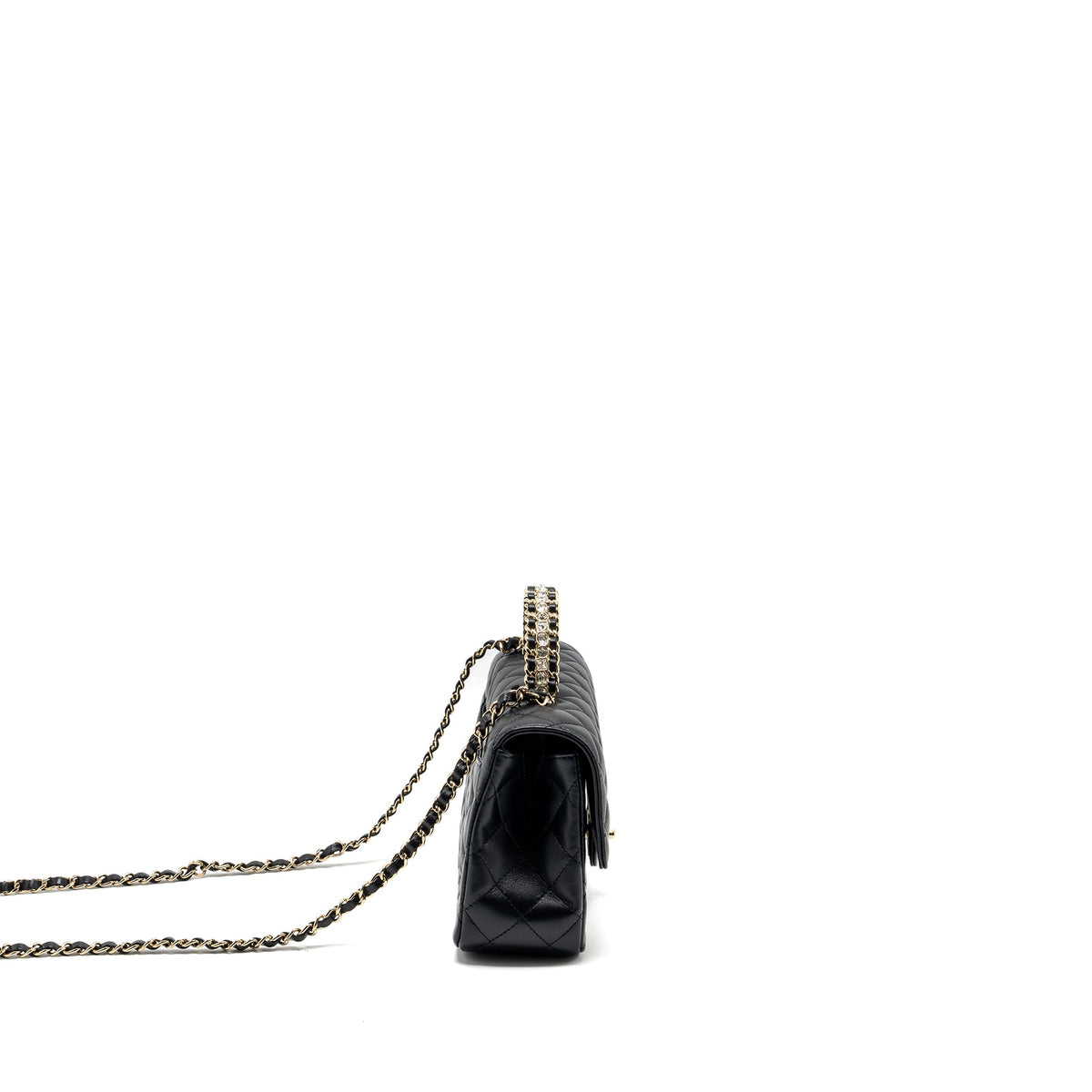 chanel-crystal-detailed-top-handle-flap-bag-lambskin-black-ghw-microchip