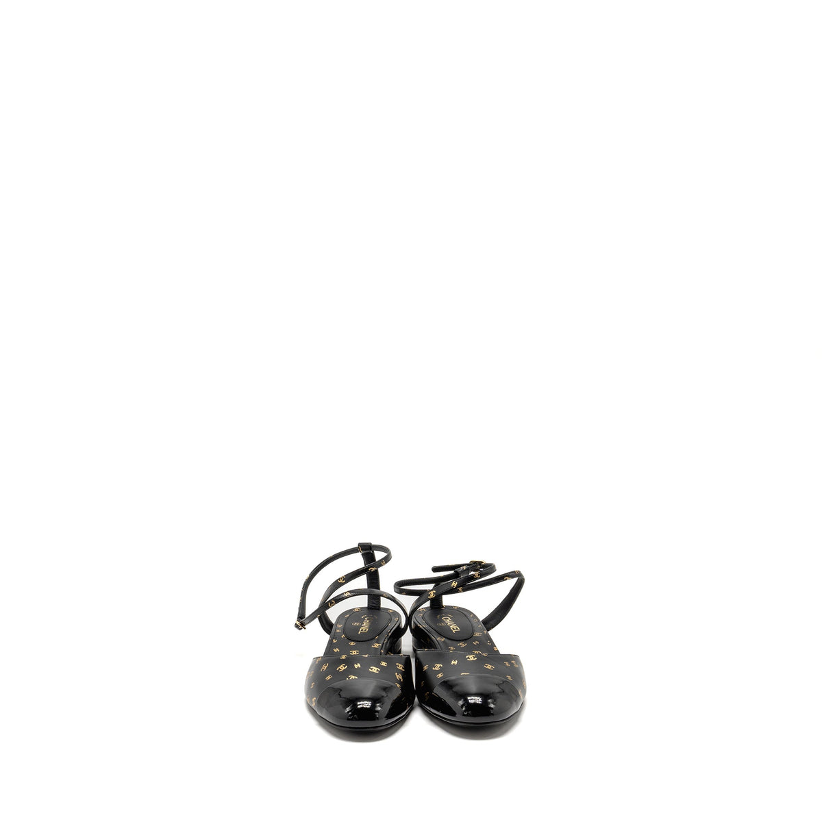 chanel-size-37-cc-logo-print-slingbacks-lambskin-patent-calfskin-black-gold-ghw