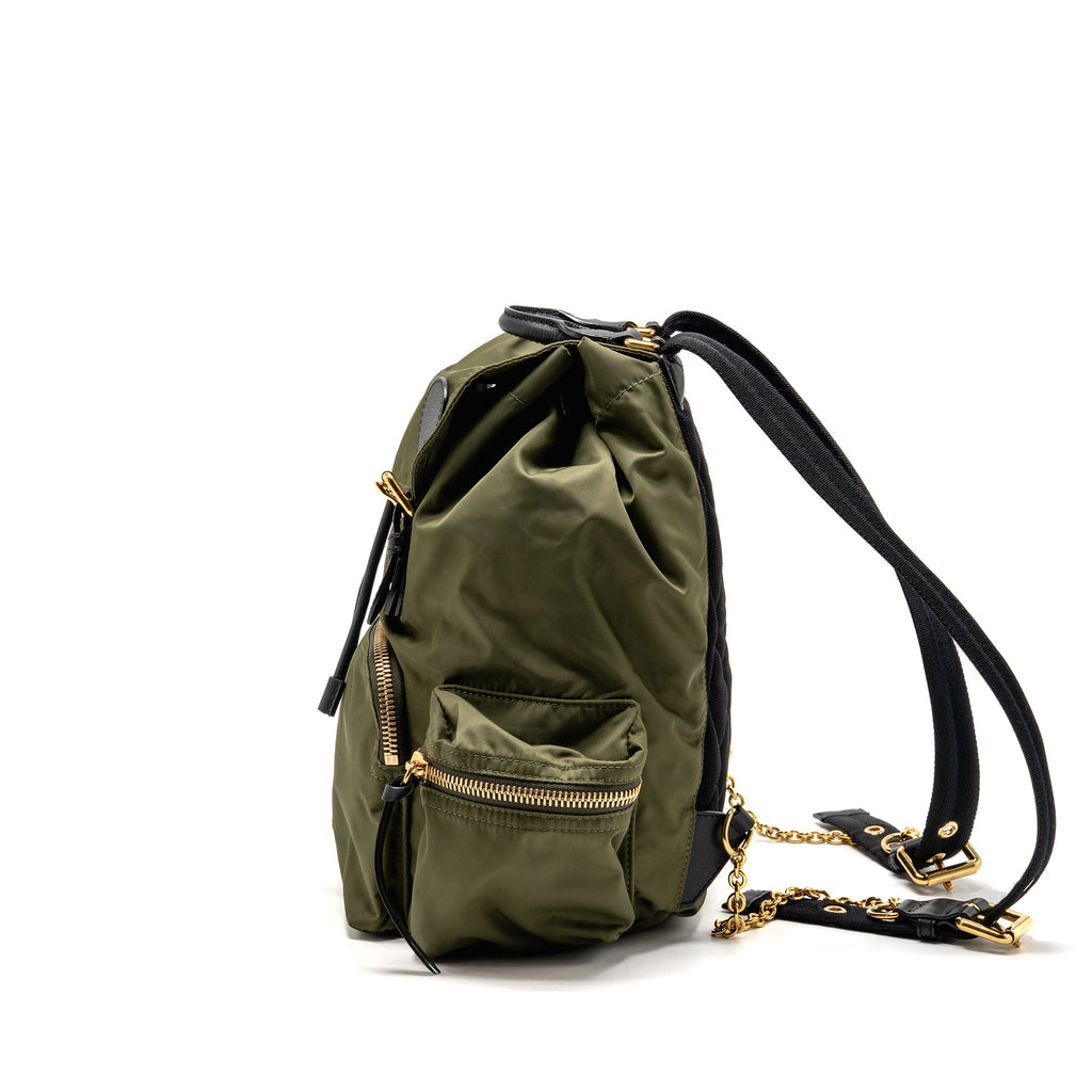 burberry-medium-rucksack-backpack-nylon-olive-green-ghw-1
