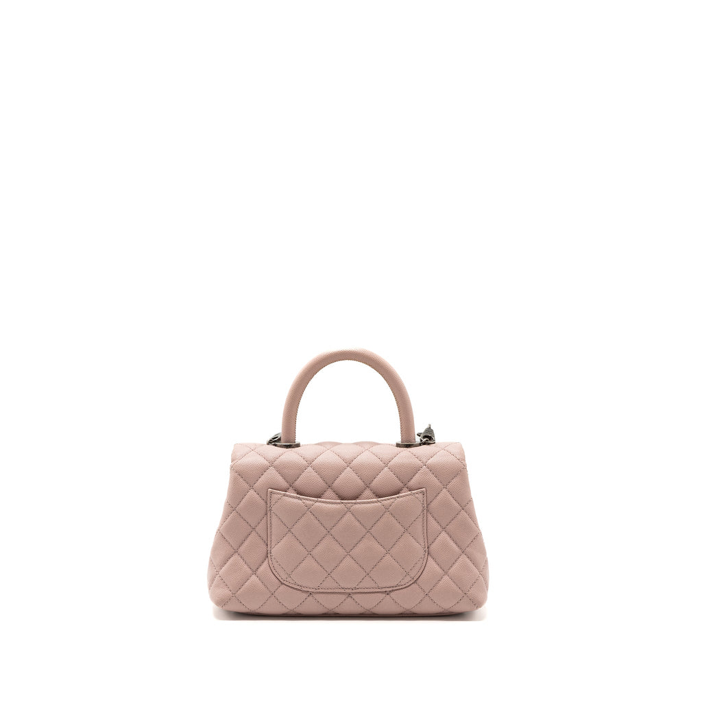 chanel-small-coco-handle-caviar-light-pink-ruthenium-hardware