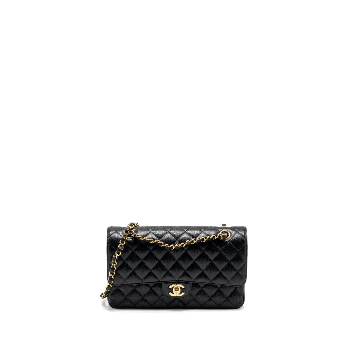 chanel-medium-classic-double-flap-bag-caviar-black-ghw-microchip-9