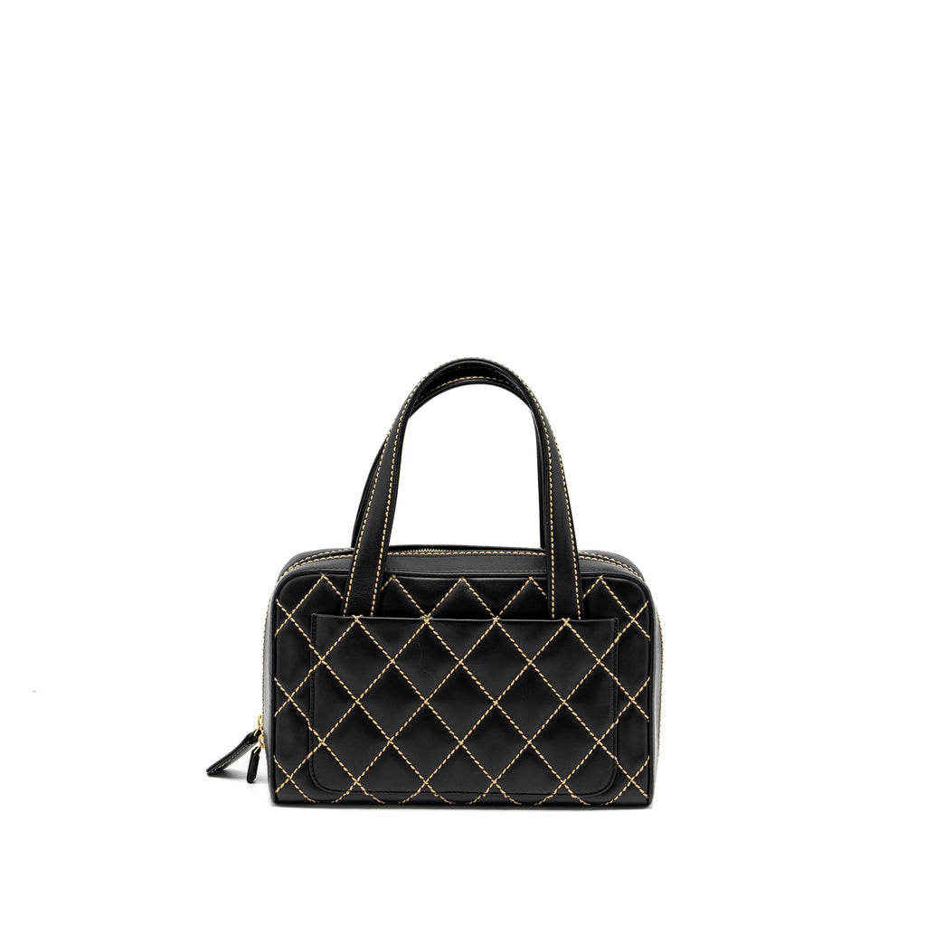 chanel-vintage-wild-stitch-zip-tote-bag-calfskin-black-ghw