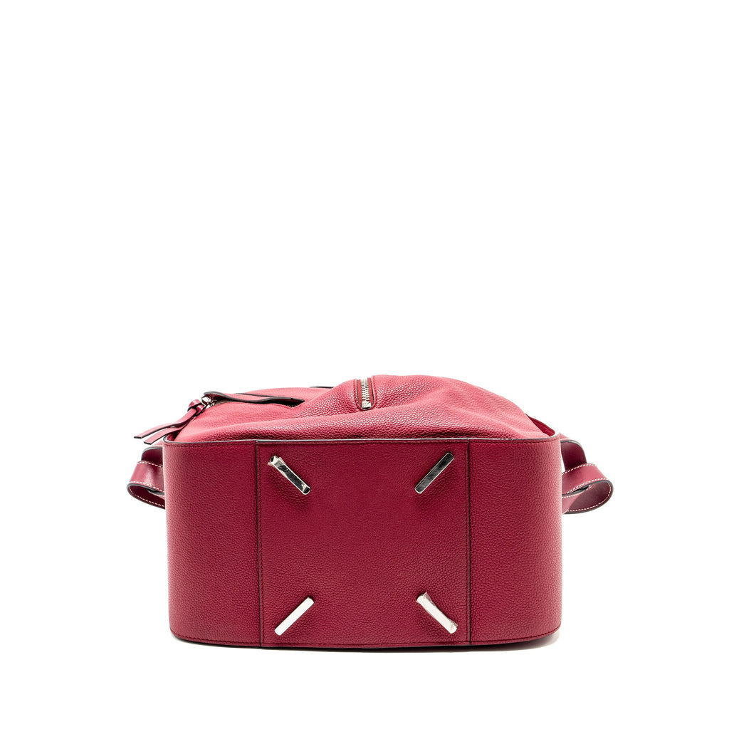 loewe-medium-hammock-bag-calfskin-raspberry-shw