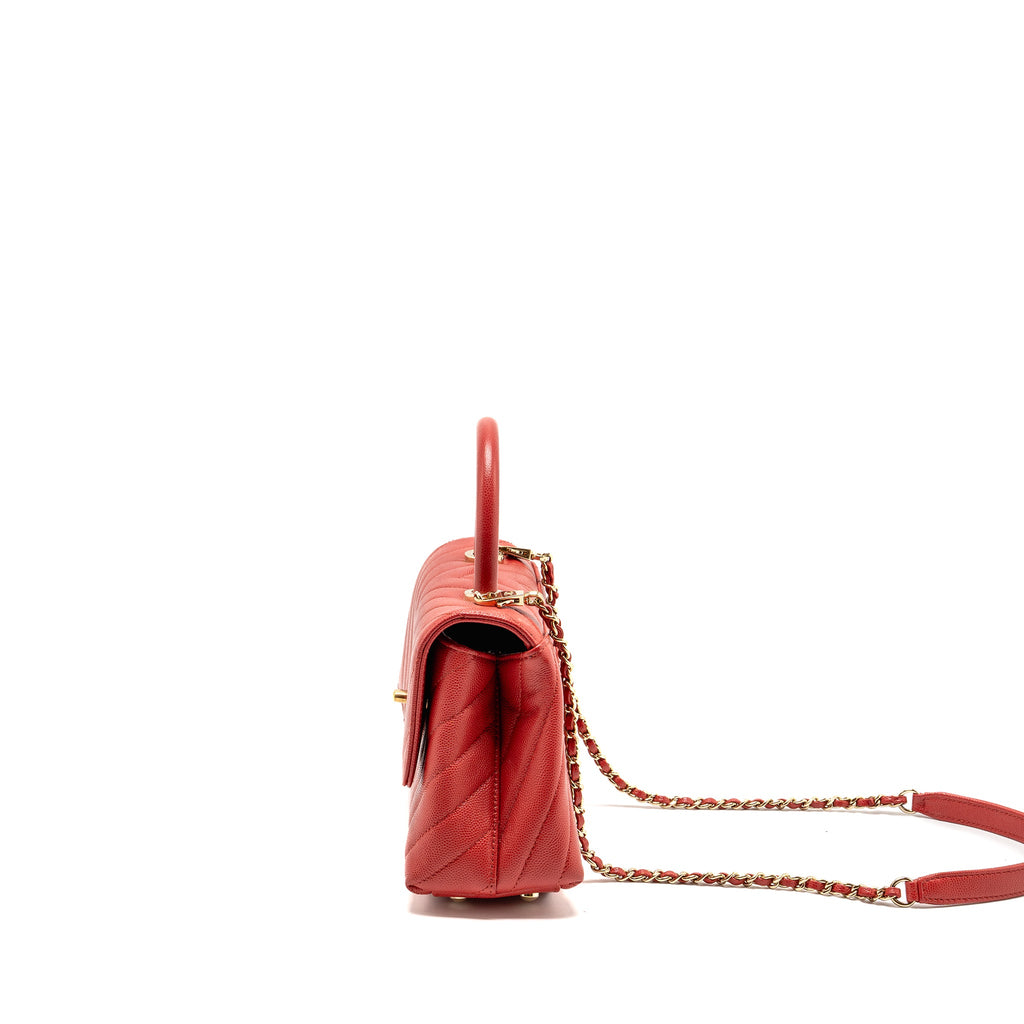 chanel-small-coco-handle-chevron-caviar-red-ghw-copy