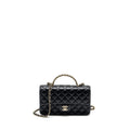 chanel-crystal-detailed-top-handle-flap-bag-lambskin-black-ghw-microchip