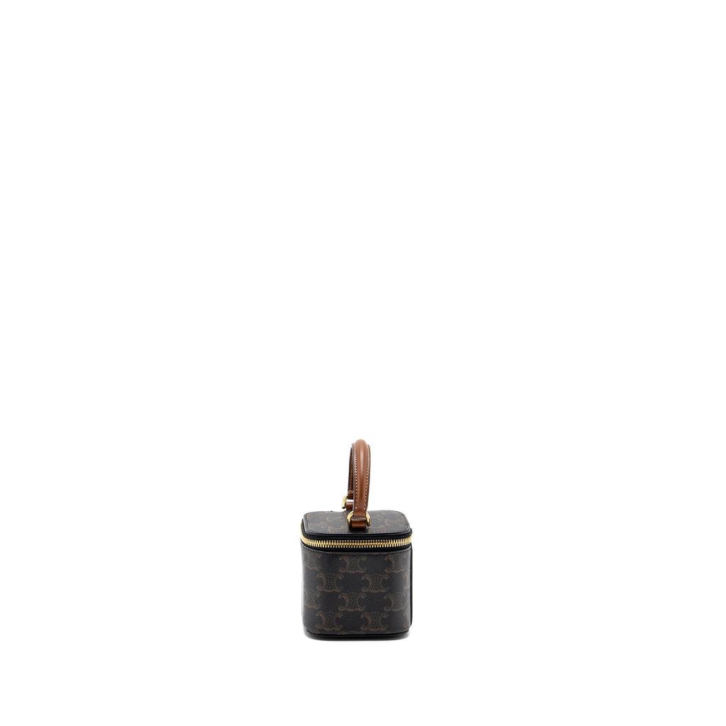celine-mini-vanity-case-triomphe-canvas-calfskin-tan-ghw