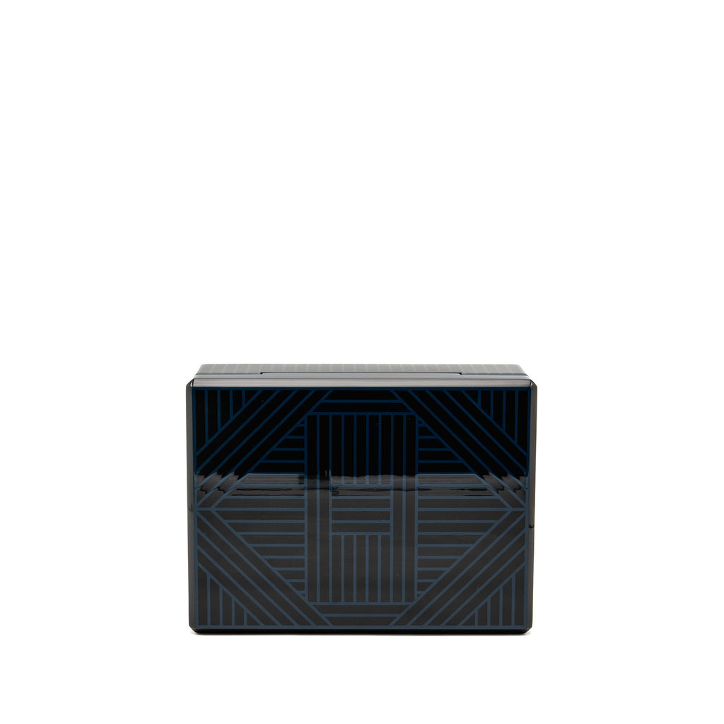 hermes-facettes-lion-watch-box-lacquered-wood-with-laser-engraving-velvet-lambskin-blue-ocean