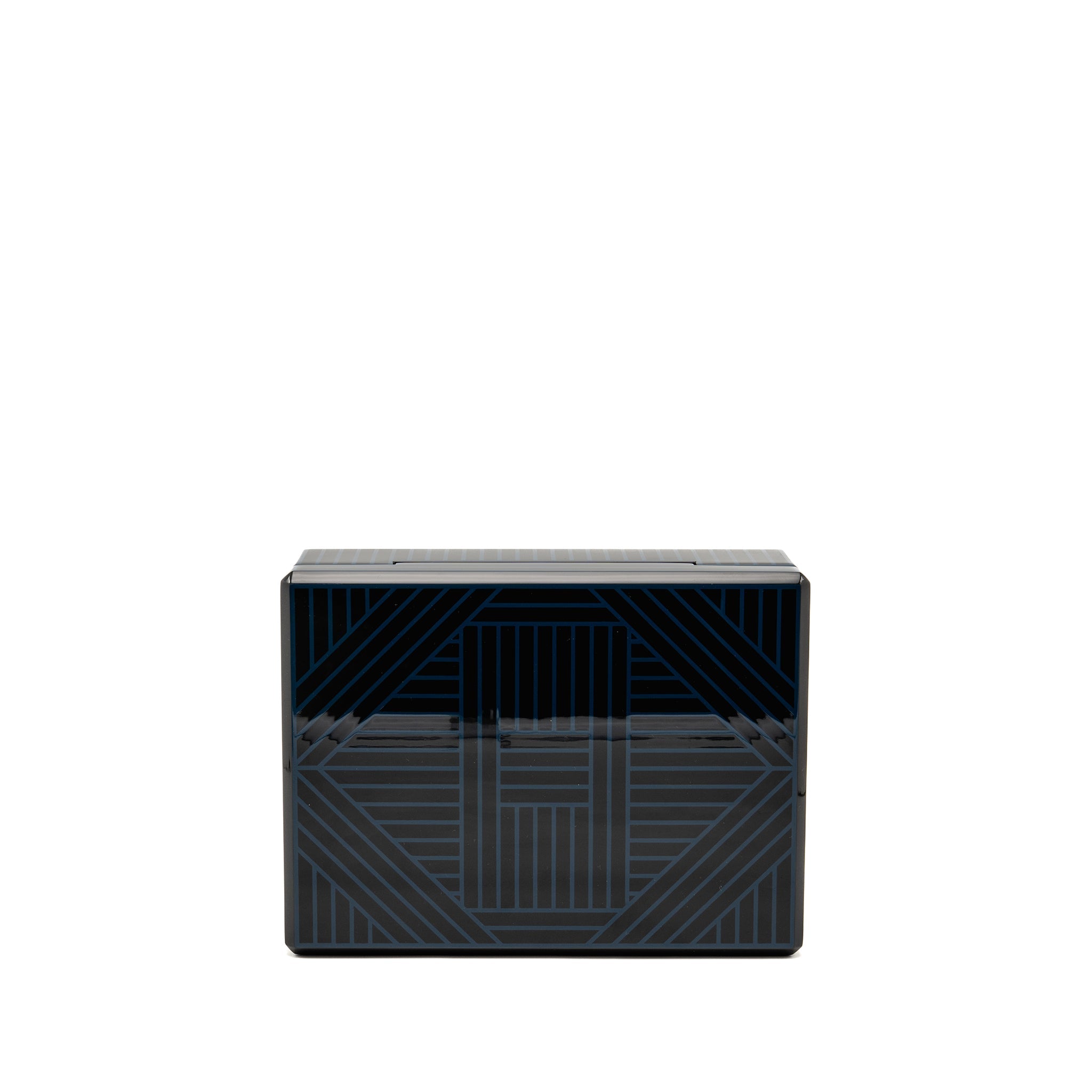 hermes-facettes-lion-watch-box-lacquered-wood-with-laser-engraving-velvet-lambskin-blue-ocean