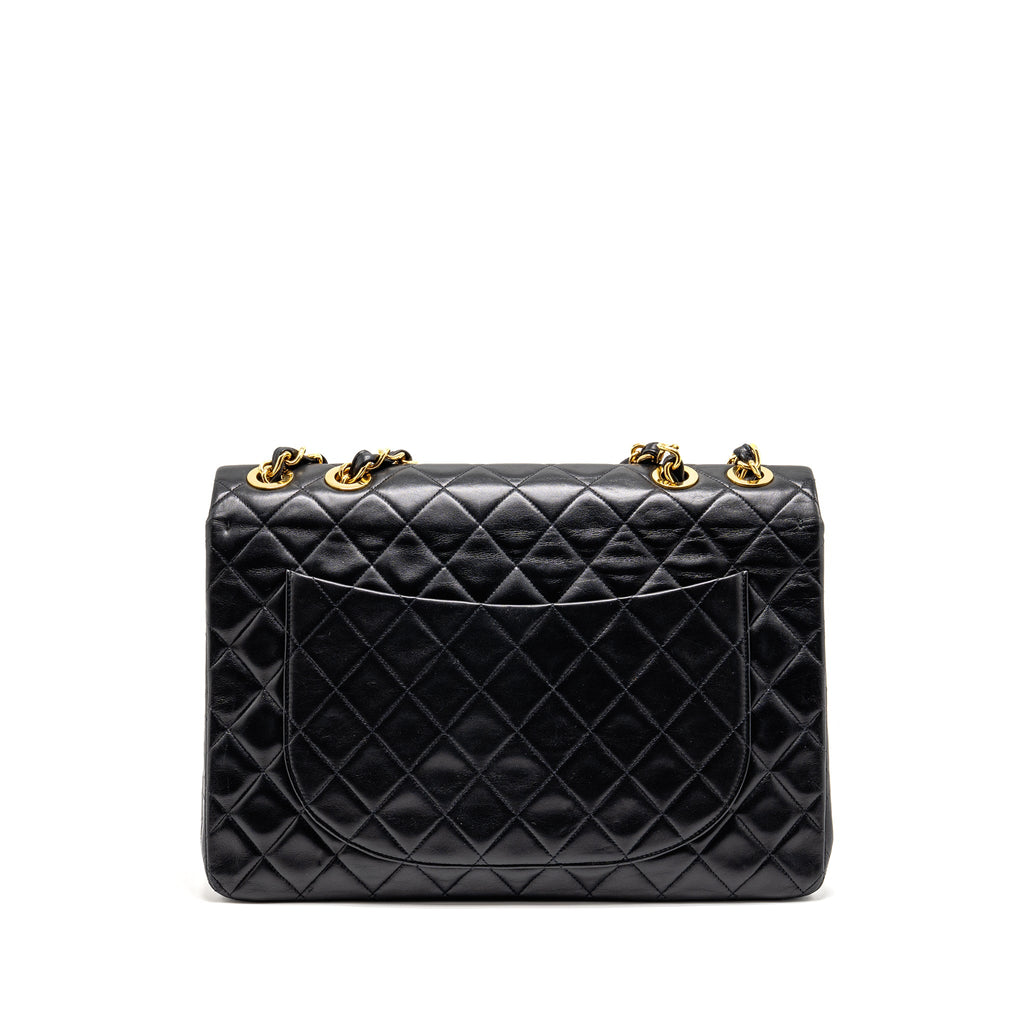 chanel-vintage-classic-flap-jumbo-bag-lambskin-black-ghw